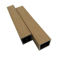 Tube en bois composite WPC 50*50mm pour décoration extérieure