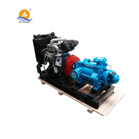 Pompa Air Sentrifugal Multistage Horizontal Bertekanan Tinggi Mesin Diesel untuk Penggunaan Luar Ruangan dengan Seal Mekanis