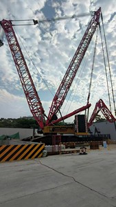 Sany Crawler Crane 2020 Model 700 Ton <b>Used</b> <b>Machinery</b> with Cummins Engine and 177m Lifting Height - Product Image 1