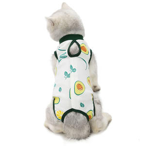 Traje de recuperación Abdominal para gatos pequeños, tejido de algodón transpirable para la recuperación de gatitos - Product Image 4