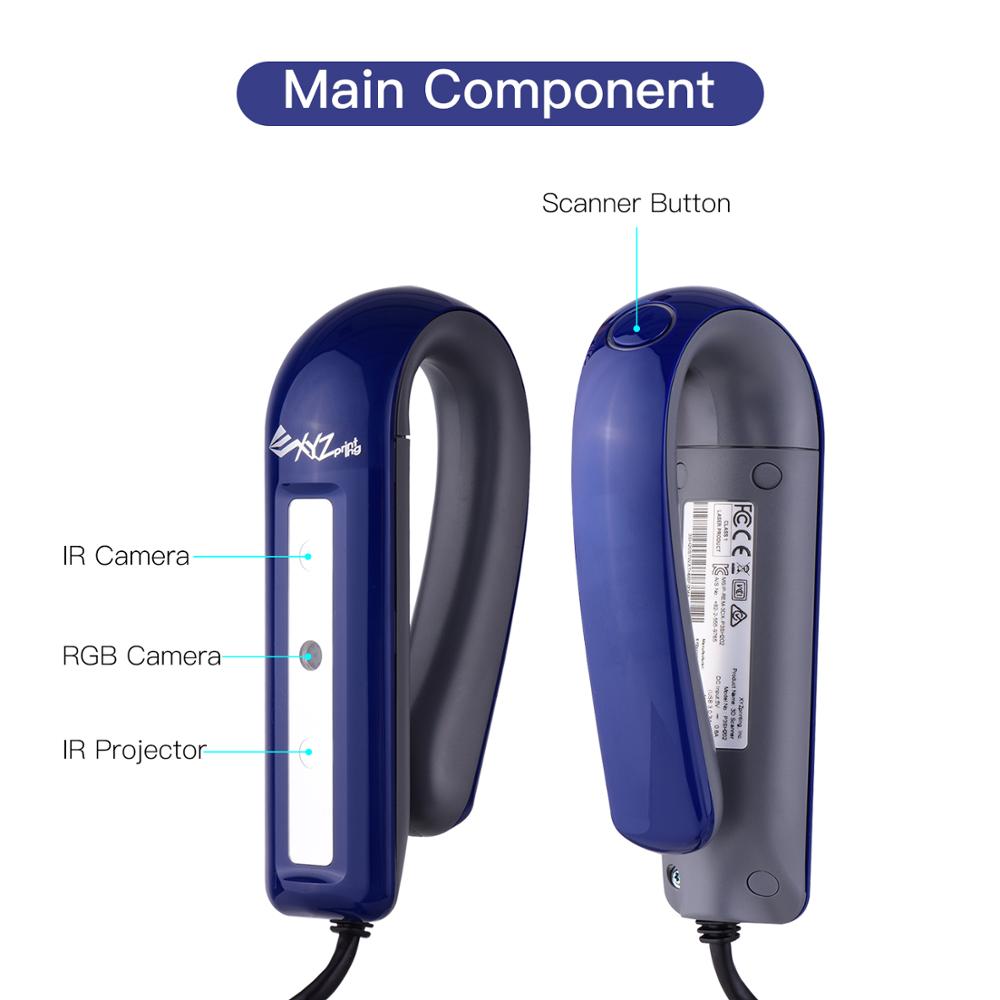 High Precision XYZ Printing Portable 3D Scanner 2.0