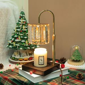 Retro LED Desk Lamp Dimming Aromatherapy Copper Bamboo Candle <strong>Warmer</strong> Multi-color Light Indoor/Outdoor Use Bedroom Bedhead Decor - Product Image 1