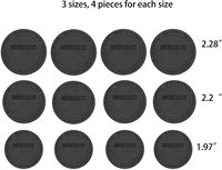 Fonds en caoutchouc 3M pour gobelets fins de 20 oz, gobelets à sublimation, tapis en silicone auto-adhésif, fond en caoutchouc antidérapant