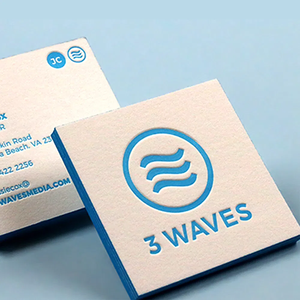 カスタム高級ブラック名刺ドットUVエンボス印刷高級紙名刺低価格 - Product Image 2