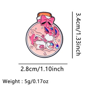 Ingrosso: Set di 9 spille da bavero in metallo con personaggi Eevee <span class=keywords><strong>Family</strong></span>, simpatici elfi e animali domestici, in smalto morbido, stile cartone animato - Product Image 3