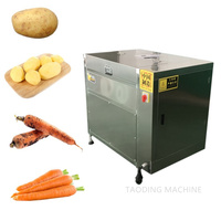 Automatische Cassave Peeling En Wasmachine Ce Geautomatiseerde Wortel En Aardappelschiller Industriële Gemberschilmachine