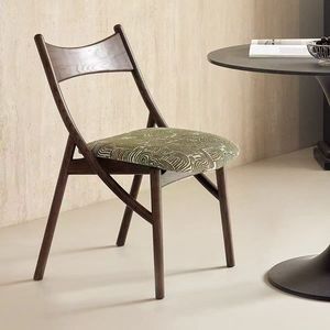 Dining <b>Chair</b> Solid Wood Upholstered Seat For Dining Room And <b>Study</b> - Product Image 1