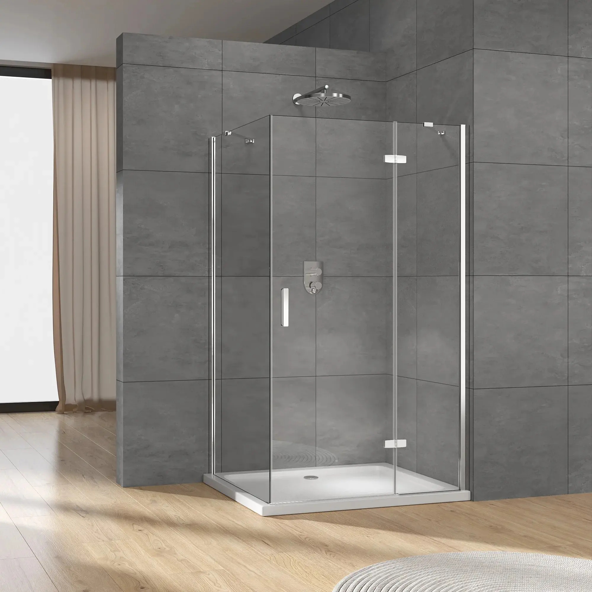 Exceed 2024 Good Price Simple Bathroom Cheap Shower Cubicle Modern Shower Enclosure