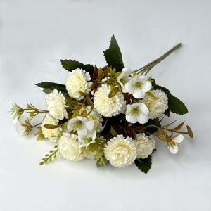 Blumenkugel Hochzeits-Tischdekoration Nelken Künstliche Blumen Hochzeits-Blumen-Tischdekoration - Product Image 5