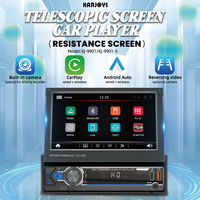 Autoradio simple DIN avec lecteur DVD |   Bluetooth |   Radio FM/AM |   Récepteur audio USB SD AUX pour voiture électrique