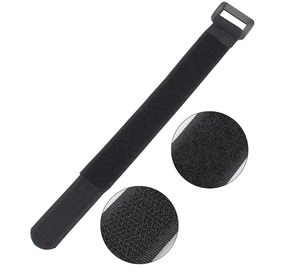 Attache-câble polyvalente réglable et réutilisable la plus vendue, auto-bloquante, en tissu flexible, résistante à la chaleur, auto-adhésive pour bagages - Product Image 1
