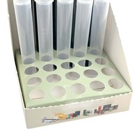 Boîte de présentation en carton personnalisée imprimée CMYK, gaufrée, pour comptoir, en matériaux recyclés, emballage plat pré-assemblé pour les magasins de détail