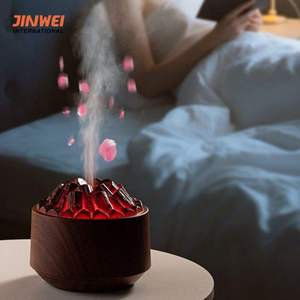 Air Humidifier for Home <b>Light</b> Wood Grain Realistic Simulation Flame Aromatherapy - Product Image 1