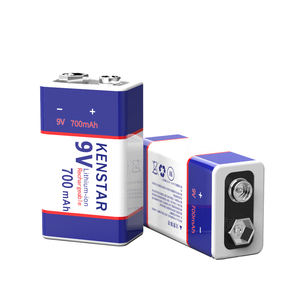 Nouvelles tendances, batterie <span class=keywords><strong>lithium</strong></span>-ion rechargeable USB 9 volts 500 mAh 700 mAh, taille <span class=keywords><strong>6LR61</strong></span> 6F22 PP3 006P 9V pour multimètre - Product Image 1