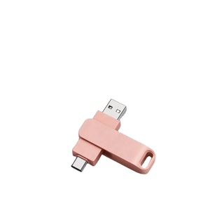 Memoria USB 3.0 con Diseño de Doble Interfaz Metálica Tipo-C para Smartphone y Laptop, Transferencia de Archivos entre Dispositivos - Product Image 1