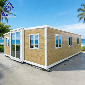 บ้านคอนเทนเนอร์สำเร็จรูปขนาด 40 ฟุต 20 ฟุต แบบขยายได้ 1 2 3 4 5 ห้องนอน บ้านเคลื่อนที่พับได้ บ้านสำเร็จรูปสำหรับผู้สูงอายุ - Product Image 1