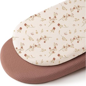 Solid Color 100% Organic Cotton Muslin Baby Crib Bed Bassinet <strong>Cot</strong> Fitted <strong>Sheets</strong> for Newborn - Product Image 2