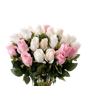 MW41106 Simulation Flower Long Single Stem <strong>Rose</strong> Bud <strong>Spray</strong> for Wedding Decoration - Product Image 5