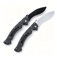 Couteau pliant en acier 440C, manche ABS, clip de poche, verrouillage par blocage, robuste, EDC, extérieur, OEM