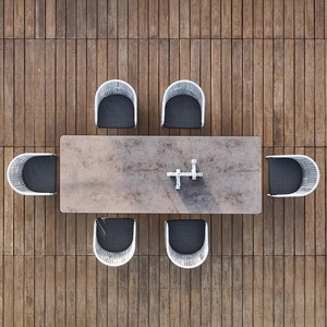 Conjunto de Mesa y Sillas Pequeñas para Balcón de Estilo Nórdico, Silla de Ratán Popular en Internet, Conjunto de Tres Piezas, Sencillo, para Ocio al Aire Libre - Product Image 2