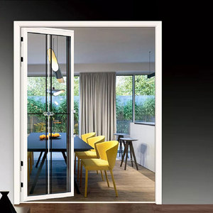 Hợp kim nhôm Bifold cửa trượt hệ thống nhà bếp PT cửa PD cửa với Swing gấp mở phong cách bệnh viện trang trí kết thúc - Product Image 3