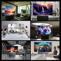 TV COB All-in-One 135 Inci, Layar LED Mobile Lipat Otomatis, Definisi Tinggi, Layar LED Dalam Ruangan Tahan Air, Sentuh