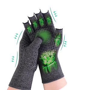Gants de compression thérapeutiques sans doigts en cuivre pour l'arthrite - Product Image 2