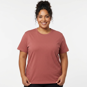 T-shirt blanc pour femme en coton premium, toucher doux, coupe classique, été, respirant, séchage rapide, écologique, fabricant OEM - Product Image 1
