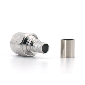 रायनूल कम पीम एन पुरुष सीधे कनेक्टर क्रिंप 50 ओएचएम एलएमआर400 एन प्लग कनेक्टर - Product Image 3