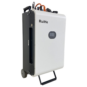 Estación de energía solar de almacenamiento de energía Ruihe 5KWH 10KWH 15KWH Inversor híbrido Sistema de red todo en uno Clase de protección IP65 - Product Image 2