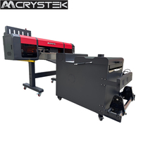 Nouvelle imprimante DTF A1 60 cm 2025 avec double tête Epson I3200, agitateur et four de séchage, encre de sublimation, machine DTF automatique pour T-shirts