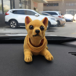 Juguete de Peluche de Chihuahua con Cabeza Móvil, Juguete para el Tablero del Automóvil, Decoración Interior, Regalos para Automóviles, Juguetes No Tóxicos e Inofensivos - Product Image 4