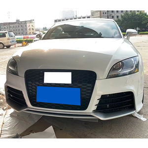 Accessoires de voiture de haute qualité mise à niveau pare-chocs avant avec calandre en nid d'abeille pour Audi TT TTS <span class=keywords><strong>MK2</strong></span> à <span class=keywords><strong>TTRS</strong></span> Kit de carrosserie 2008-2014 - Product Image 5