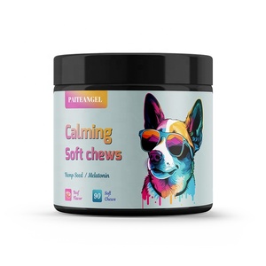 Cane ansia sollievo e Stress viaggio separazione tuono sonno cani calmante canapa mastica - Product Image 1