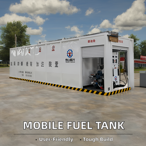 Nouvelle station de carburant mobile Tengxing, auto-scellée, réservoir de carburant diesel de <span class=keywords><strong>50</strong></span> 000 <span class=keywords><strong>litres</strong></span>, grand volume, double paroi, pompe au-dessus du sol - Product Image 1