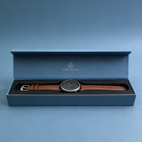 Boîte magnétique GOTOP pour montre connectée personnalisée avec doublure en flanelle douce, emballage rigide de luxe pour gadgets électroniques et présentation en magasin