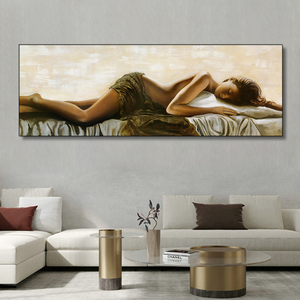 Moda pittura decorativa immagine per hotel soggiorno arte pittura Sexy donne <span class=keywords><strong>Nude</strong></span> olio stampato tela classica 1 Set 61024 - Product Image 6
