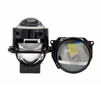 Super Luminosité 3 Pouces 50W 12V 10000LM 6000K Voiture Led Phare Lumière Bi Led Projecteur Lentille Led Phares pour Voiture