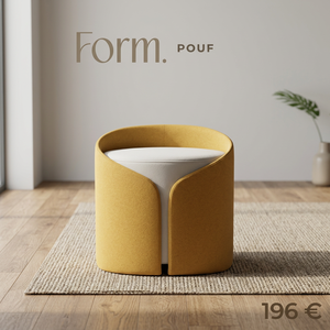 Banc ottoman rond contemporain, revêtement en velours, repose-pieds, base en bois, pour salon, chambre, hôtel - Product Image 4