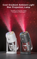Humidificateur d'air ultrasonique mini en gros pour usine, projection ciel étoilé, brume fraîche, veilleuse, logo personnalisé pour voiture, maison, hôtel