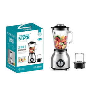 Winningstar Cross-Border 110V Household Stainless Steel Bottom Glass <b>Large</b> <b>Cup</b> Juicer and Grinder (2-in-1) - Product Image 1
