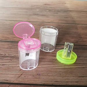 Nahe Mini Pencil Sharpener Geometric Design Random Color For Students School Supplies - Product Image 2