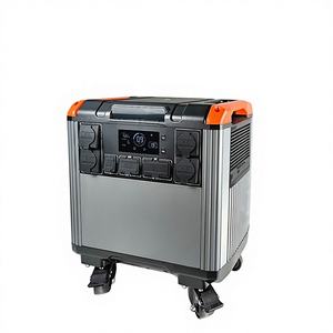 Generador de Energía Solar MPPT de 4KW 4000W, Estación de Energía Portátil Fuera de la Red, Arrancador de Emergencia, Encendedor de Cigarrillos para Acampar al Aire Libre y Emergencias - Product Image 1