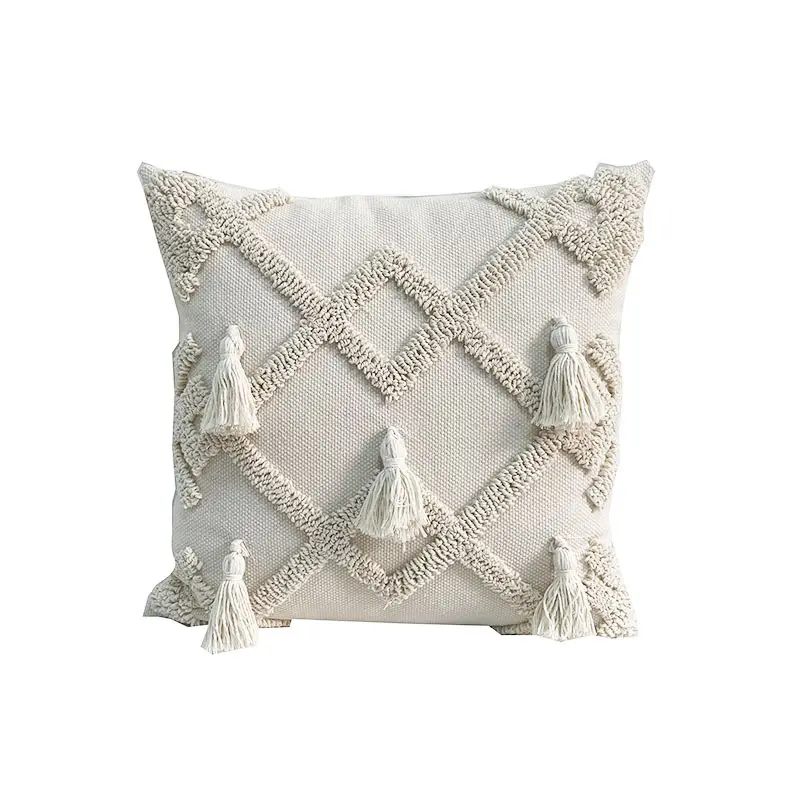 Nouvelle vente chaude nordique moderne simple boho jeter taie d'oreiller canapé taie d'oreiller housse de coussin pour la décoration de la maison célèbre modèle