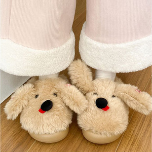 Nuovo stile peluche pantofole per le donne calde e alla moda per l'autunno e l'inverno Design semplice per uso domestico pantofole - Product Image 5
