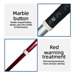 ไม้เท้าแบบหมุนได้ ยืดหดได้ ดีไซน์ใหม่ สำหรับผู้พิการทางสายตา - Product Image 6