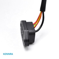 Ebike Battery Power Connectors Durable 2+4Pin Male Female Charging Cable Plug Copper Alloy Contact Rated 25A AC Made