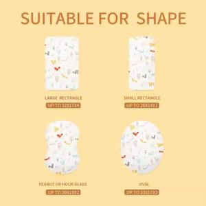 Bébé Moïse Panier Feuille Impression Mini Berceau Literie Protecteur Berceau Soins <span class=keywords><strong>Matelas</strong></span> À <span class=keywords><strong>Langer</strong></span> <span class=keywords><strong>Matelas</strong></span> Couverture Amovible - Product Image 2