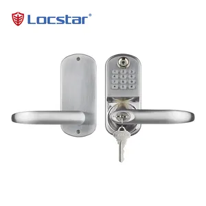 Locstar الذكية TM بطاقة رمز الخفية اسطوانة ذكي قفل للباب بكلمة مرور الداخلية قفل باب