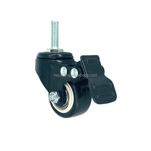 1,5/2/2,5/3 Zoll Solid PU Bürostuhl Möbel Lenkrad mit transparentem Schwenke insatz - Product Image 1